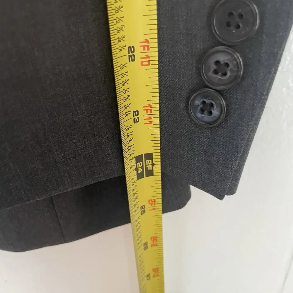 Lauren Ralph Lauren Men's Blazer 40S Wool Blend Gray Sport Coat Suit Jacket